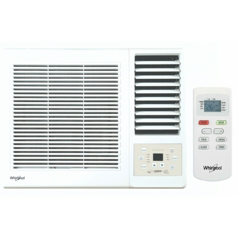 WHIRLPOOL 惠而浦 AWV12300R 1.5匹 R32 變頻淨冷窗口式冷氣機